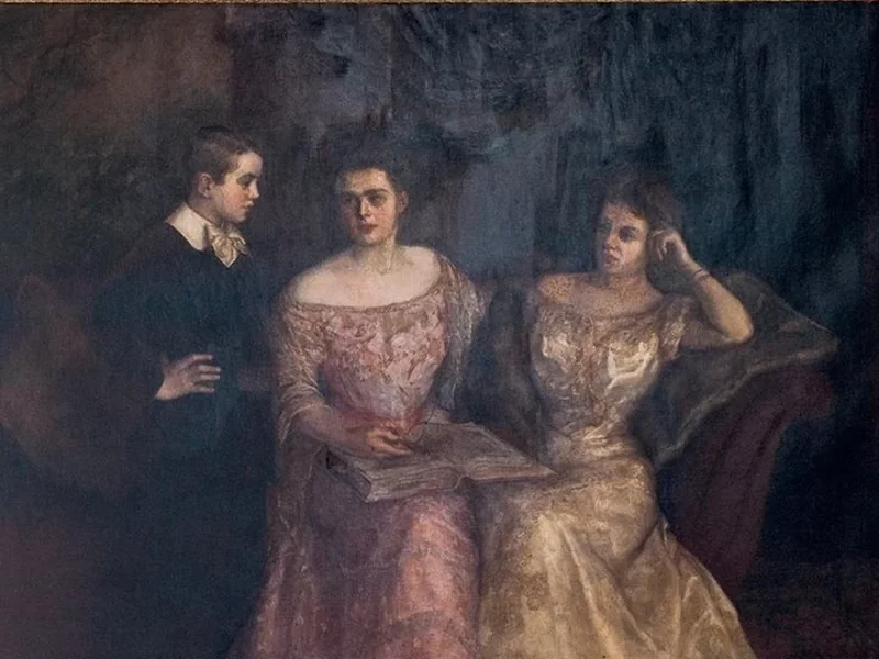 1878-Tony Van Alphen - Vittoria, Elisabetta e Federico di Bentheim e Steinfurt